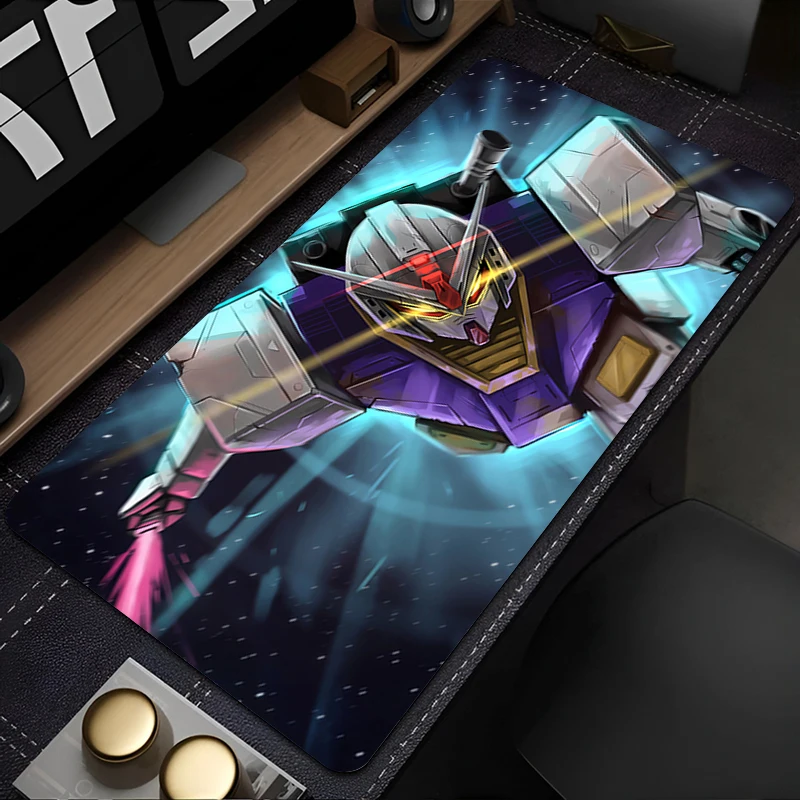 Alas Mouse Anime Gamer Alas Mouse Gaming Alas Meja Mechanical Warrior RX-78-2 Gundam Playmat Alas Keyboard Komputer dan Kabinet