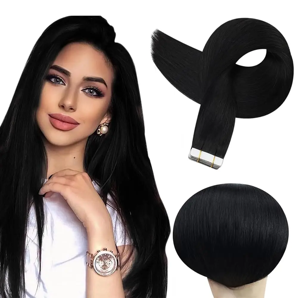 1b-tape-in-extensions-human-hair-natural-black-straight-tape-ins-hair-extensions-skin-weft-seamless-invisible-20pcs-50g