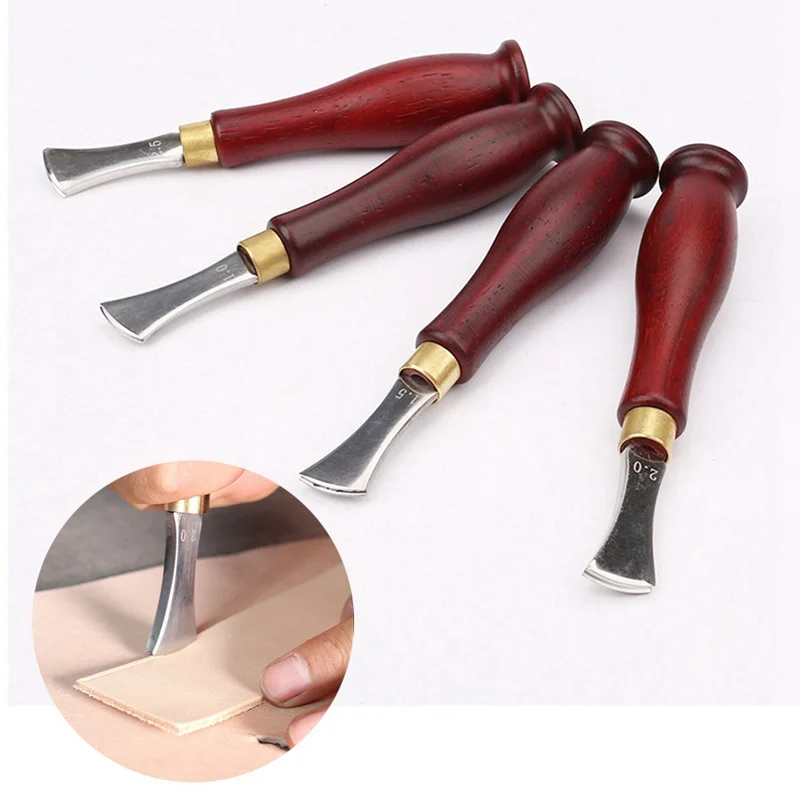 

1Pc /1Set Crimper Leather Tool Multifunctional DIY Leather Handmade Roller Edger Scribing Crimper Leather Craft Tools