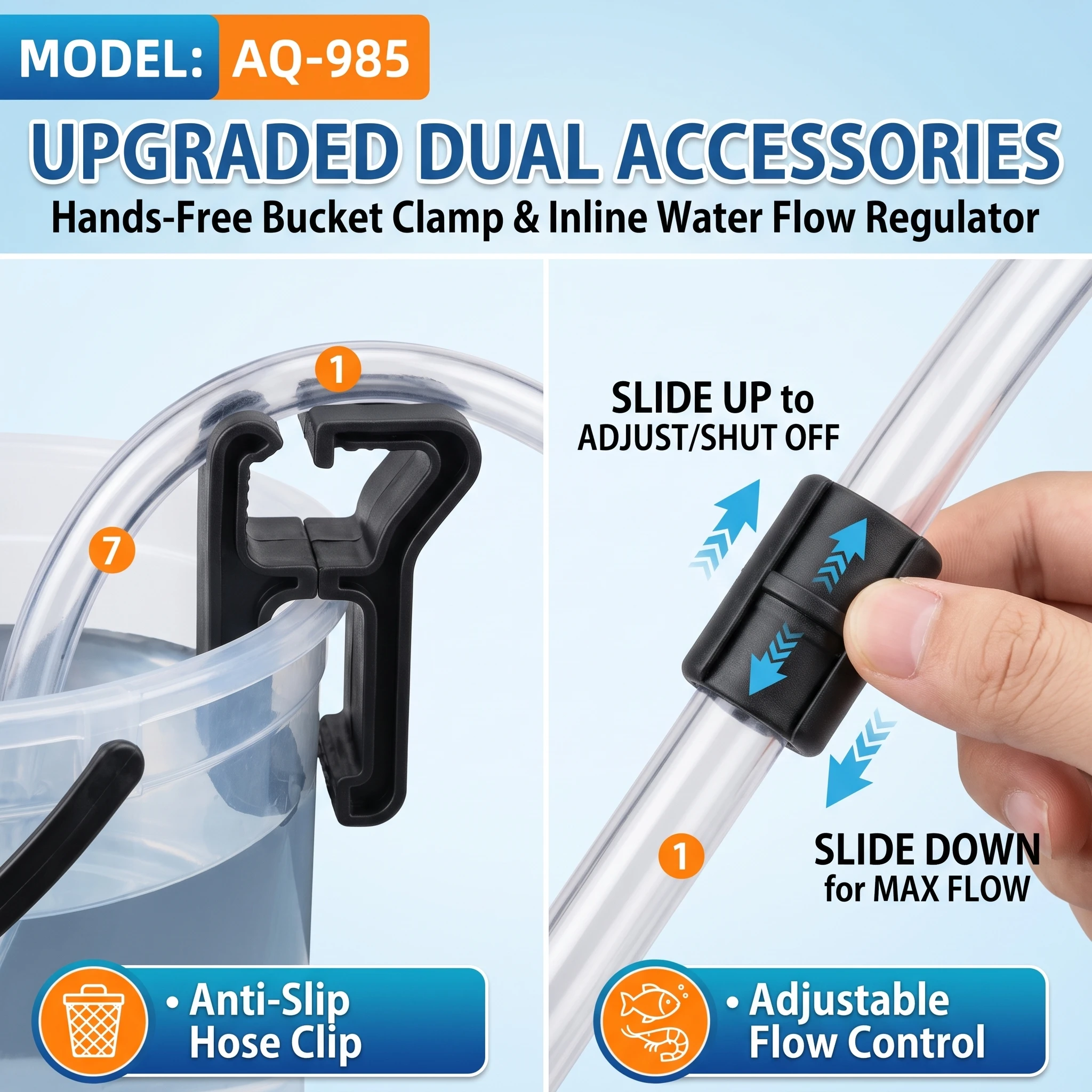 Mini Aquarium Gravel Cleaner M - đánh giá và giá Gravel Vacuum Cleaner