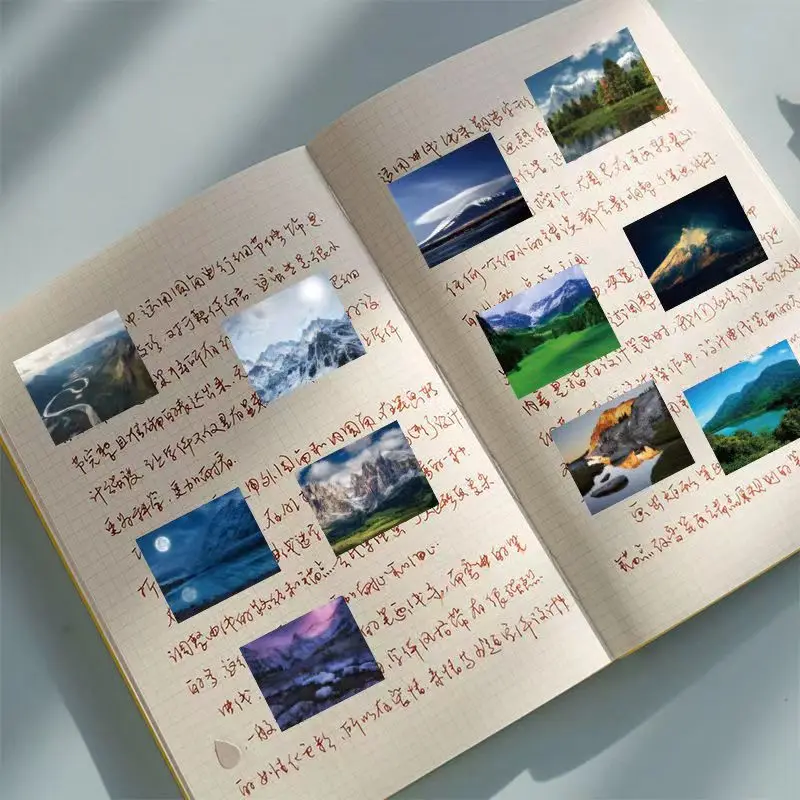 World Natural Mountain Scenery Decals Stickers  DIY Notebook Phone Case Skateboard Decor Stickers Kids Toy Graffiti Stickers