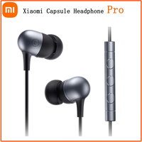 Original Xiaomi Capsule Pro Earphone 3.5mm In-Ear Stereo Headset With Microphone Wire Control Headphone for Phone Xiaomi Samsung