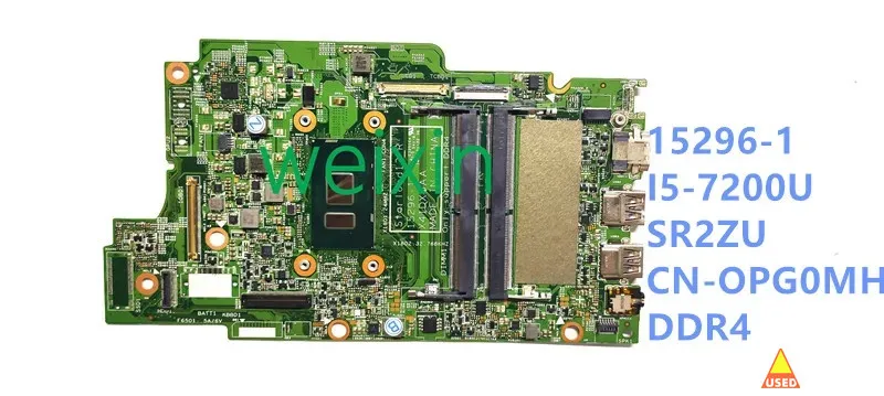 used FOR Dell 5578 5378 5368 5568Motherboard 0PG0MH CN-0PG0MH 5378 5578 With i5-7200 CPU 15296-1 DDR4 (fully tested & free ship)