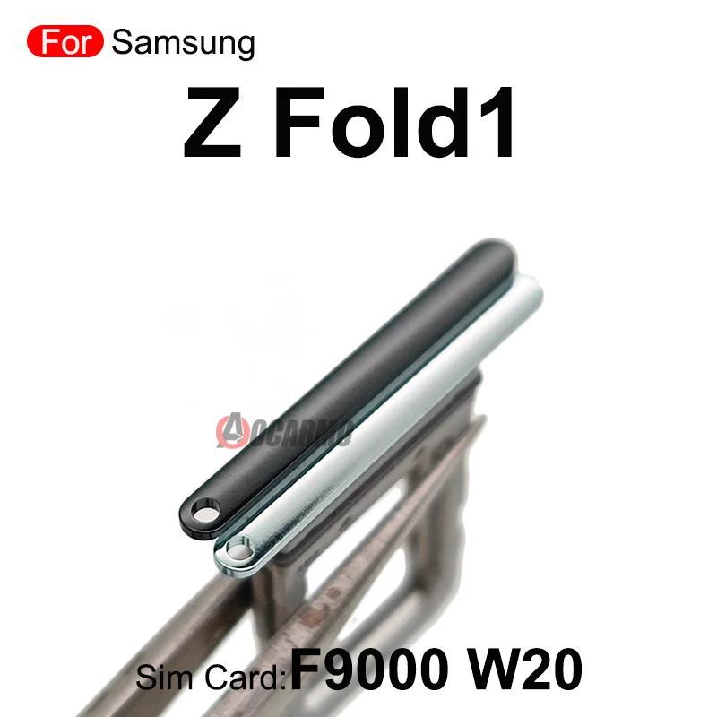 For Samsung Galaxy Z Fold1 F9000 W20 Sim Tray SIM Card Holder Slot Repair Replacement Parts