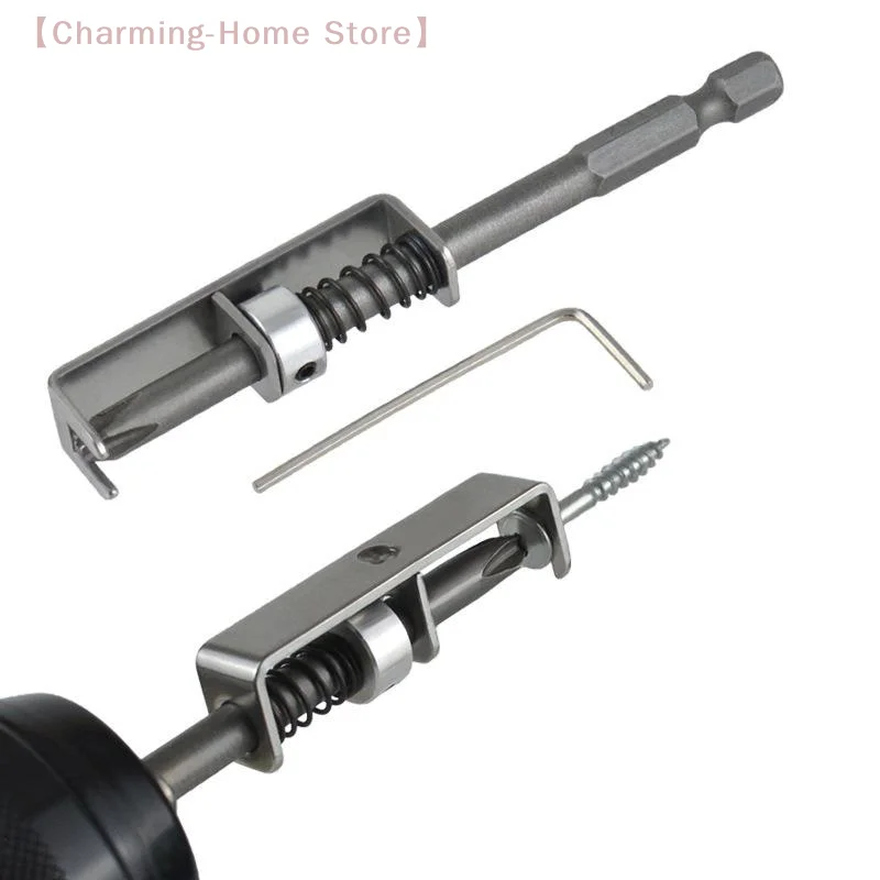 【M】1PC Spring-Loaded Screw Holder Bit Wear Resist Anti-Drop Screwdriver Bit Universal Screw RetainingFor Electricians Mechanics