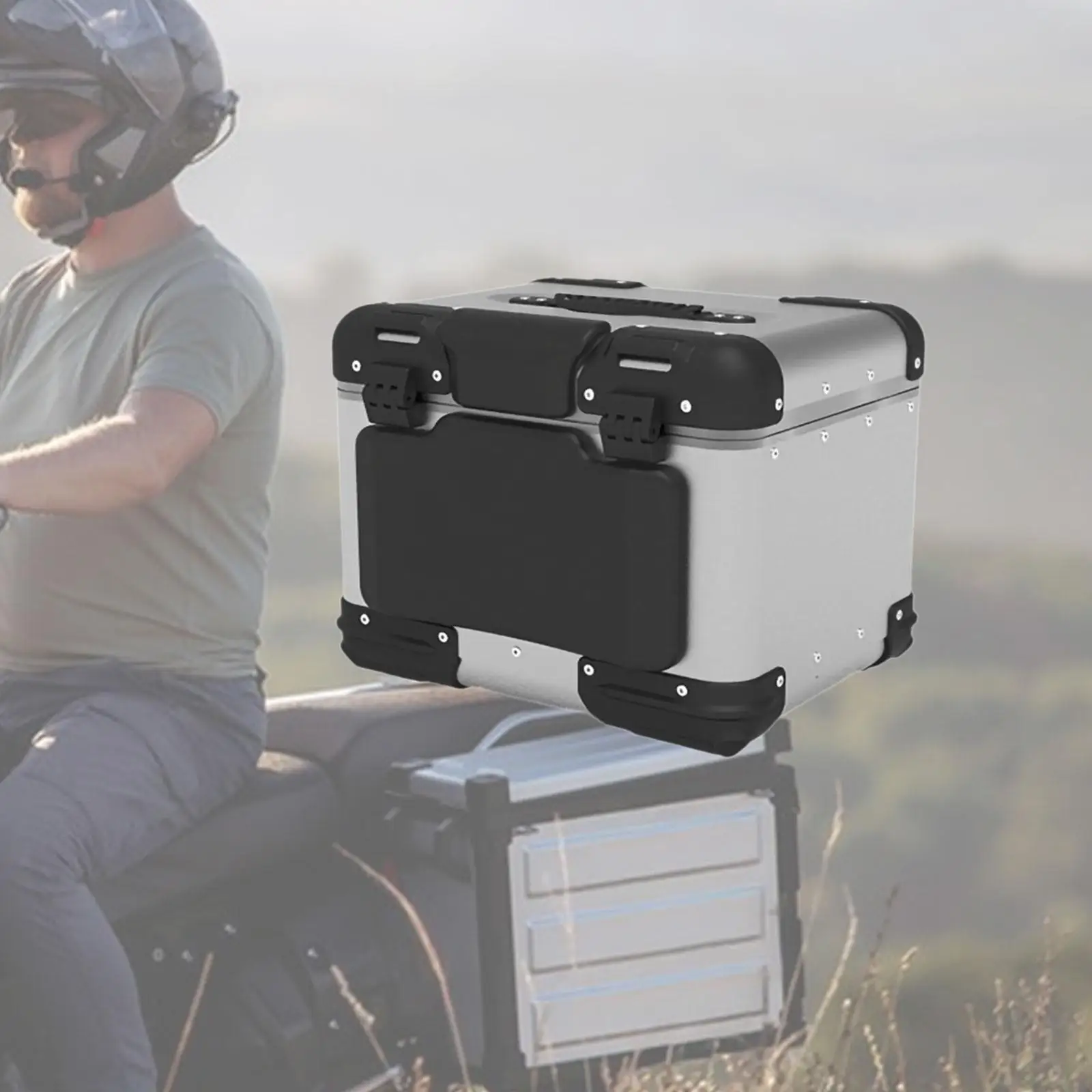 

Motorcycle Rear Trunk Backrest Thickness Parts Comfortable Universal Protection Pad Luggage Box Backrest Pad for Riding