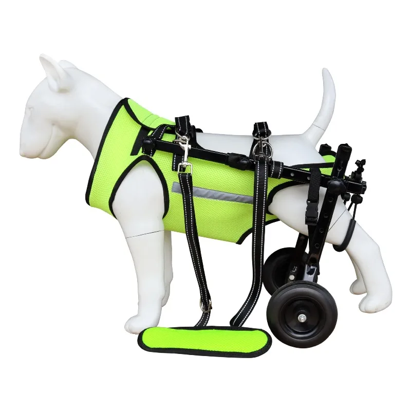 

Pet cart dog rehabilitation assisted walking moped hind limb walking