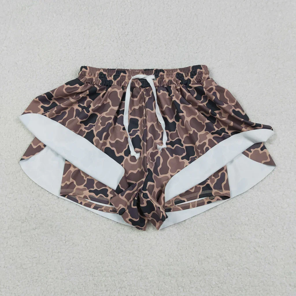 Hunting Camo Brown Mommy and me Sports Shorts Styles