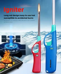Windproof Kitchen Electric USB Lighter Long Candle BBQ Gas Stove Ignition Gun Camping Rechargeable Arc Flameless Plasma Lighter