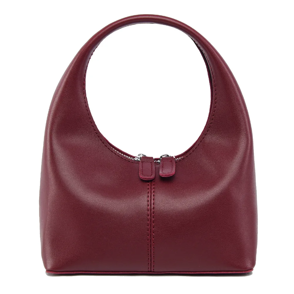 

2025 Luxury Soft Leather Wristlet Bag - Chic Convertible Shoulder & Crossbody Purse for Women