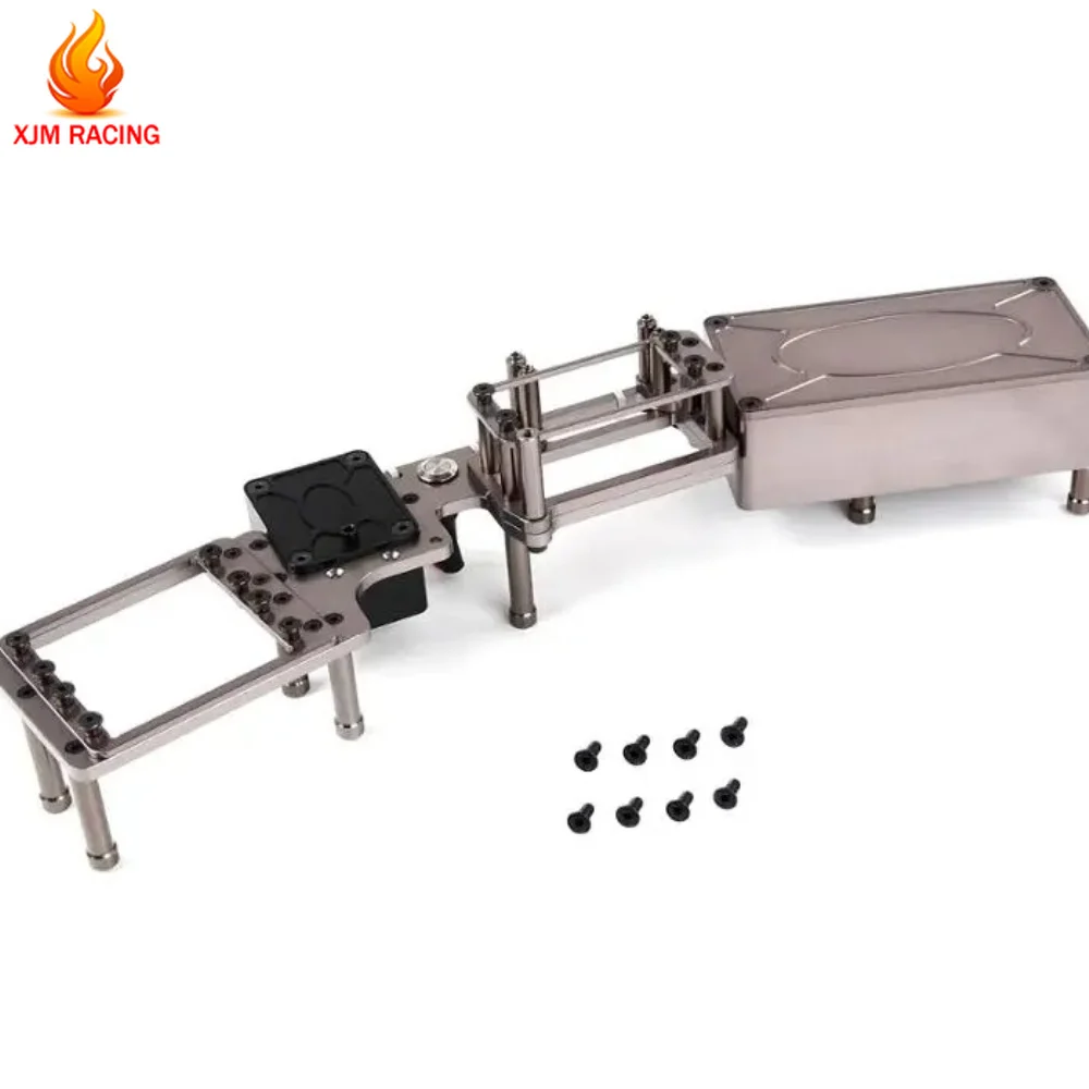 Cnc Metal Equipment Compartment Box for 1/5 Rovan ROFUN F5 MCD XS5 RR5 Truck Rc Car Parts