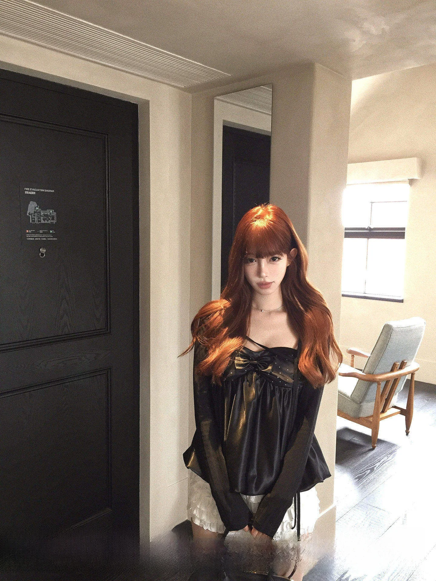 

Pinksoya adow Bla Polka Dot Satin Wrap Bustier Top Cardigan Set Women's Faion Casual Sle Autumn Outfit