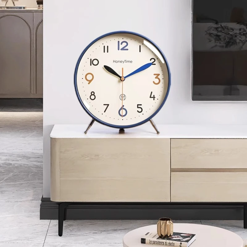 

Advanced desk clock Living room clock Desktop placement Alarm Atmospheric creative ornament