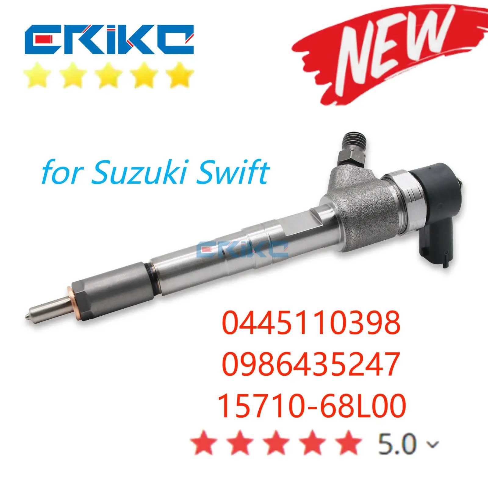 

0445110398 Common Rail Injection Nozzle 0 445 110 398 Fuel Diesel Injector 0986435247 for Bosch Suzuki Swift 15710-68L00