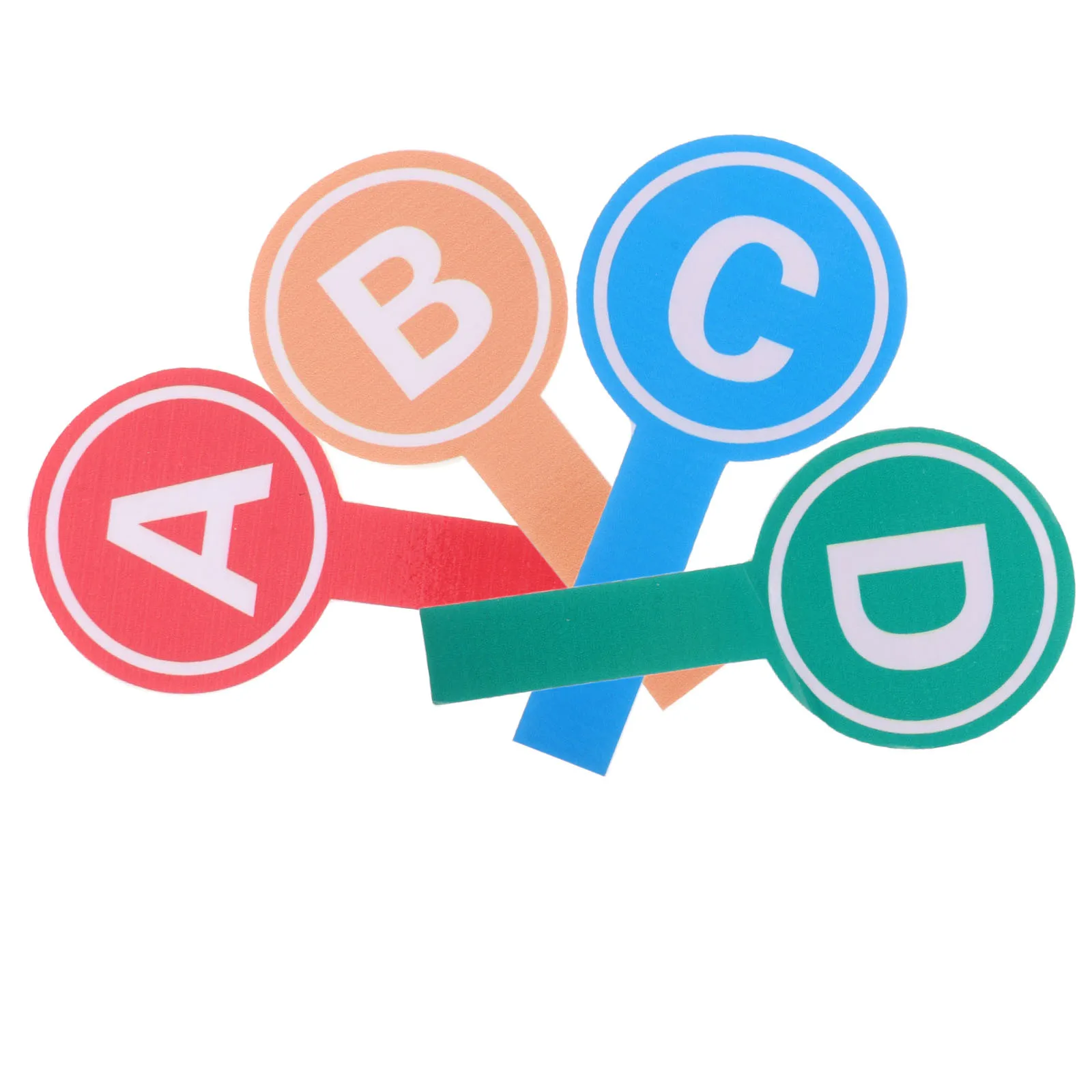 Palettes de vote réutilisables, planches de marquage en mousse pour lettres, pour les enchères, compétitions d'équipe en classe, outils de vote interactifs, 4 pièces