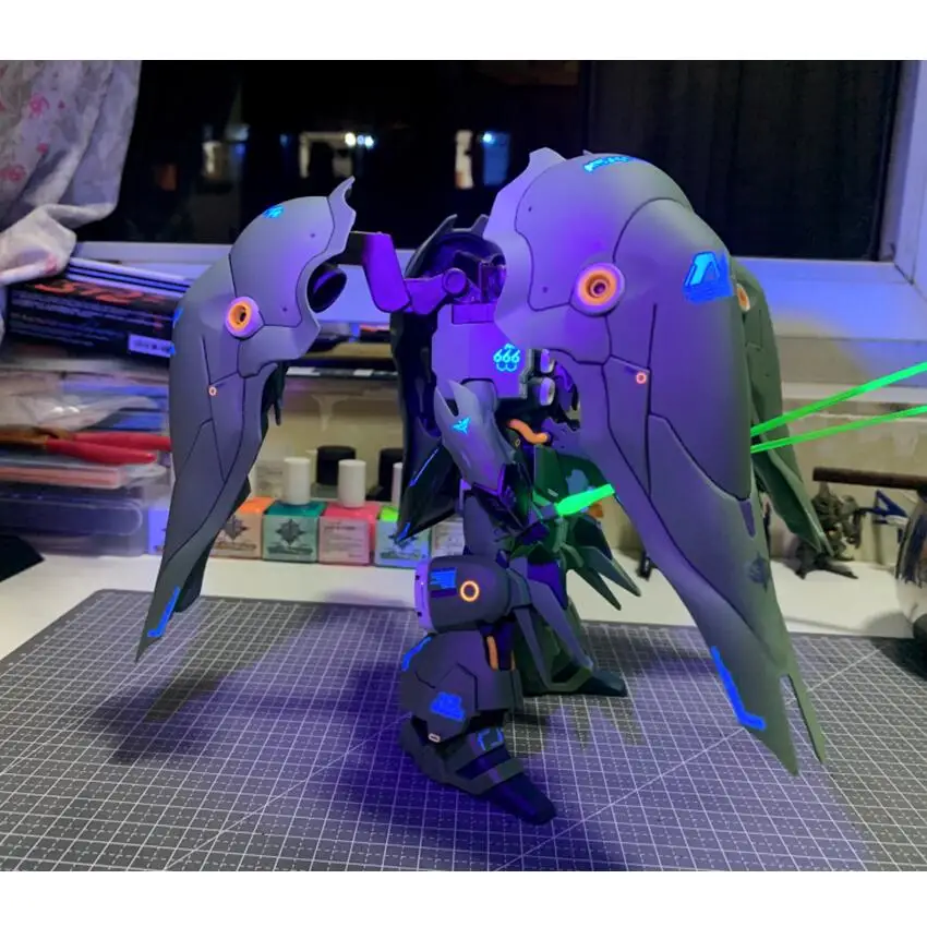 نموذج الشارات HG01 ل HGUC 1/144 NEO Kshatriya NZ-666 ملصقات المياه الجمعية نموذج أدوات البناء لتقوم بها بنفسك الملحقات