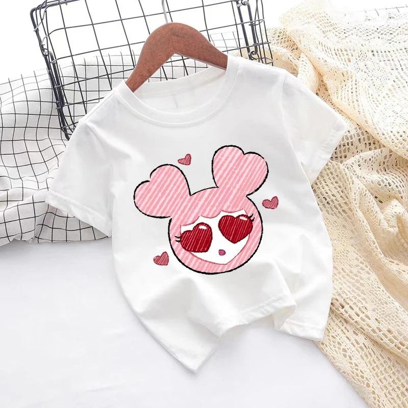 Kpop Twice T-shirt Round Neck Short Sleeves Cute Cartoon Tees Fashion Cotton T Shirt  Woman Man Tops Summer Comfortable Clothes