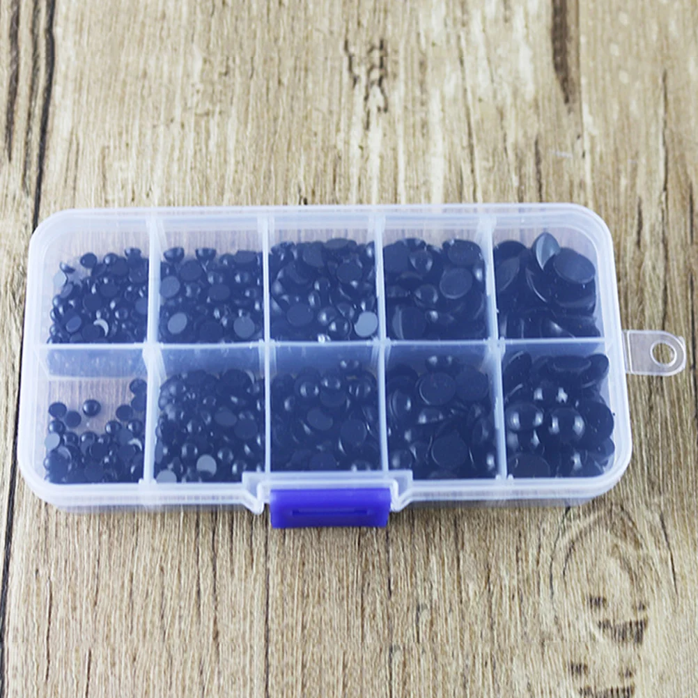 

760PCS/Set Black Round Plastic Accessories for Handmade Plush Toys Round plastic Eyes toy plastic eye