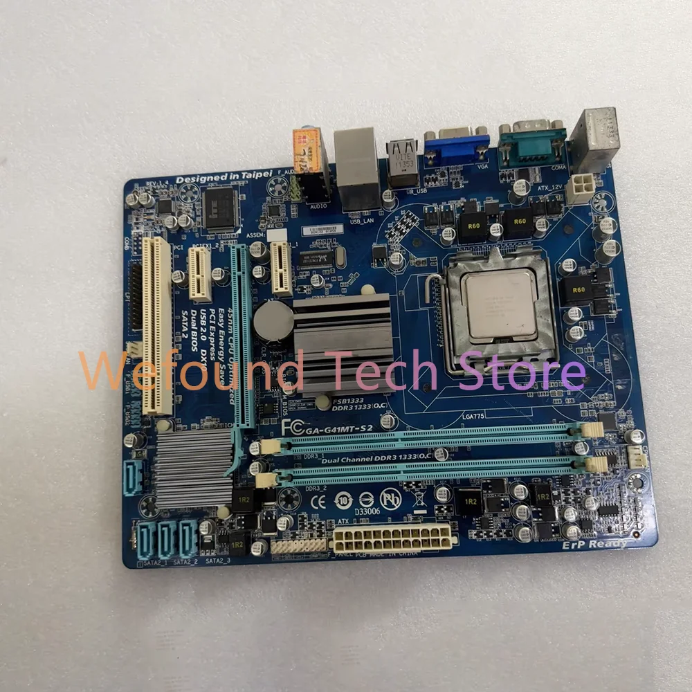 GA-G41MT-S2 اللوحة الأم للتحكم الصناعي G41MT-S2 DDR3 LGA775 واجهة VGA