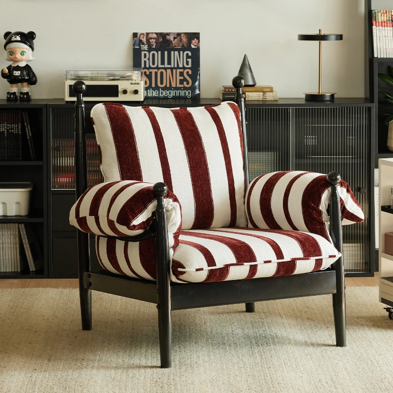 

Chiwu chair medieval single sofa living room recliner tatami balcony wrought iron seat bedroom sofa chair