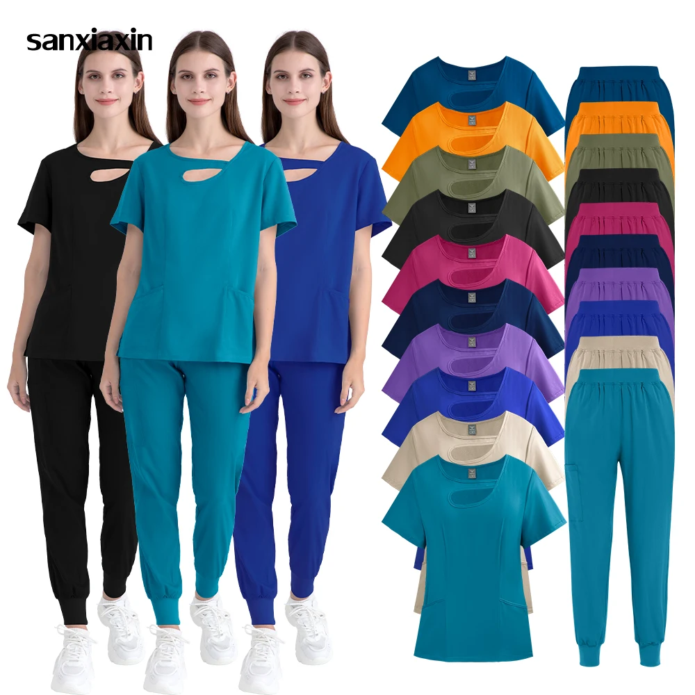 

Beauty Clothing for Women Hospital Nurse Uniform Medical Scrubs Set Surgical Work Clothes Lab Accessories Pet Grooming Work Suit