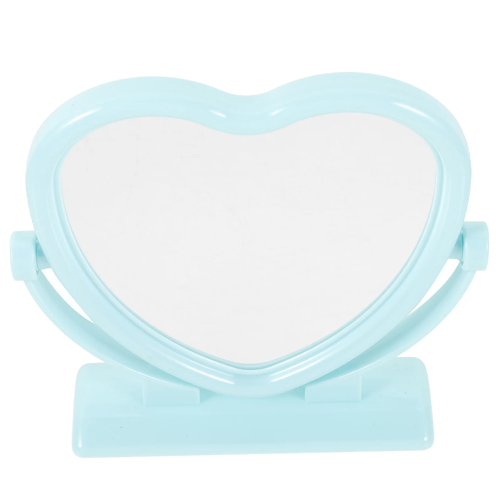 

Heart Shaped Double Sided Vanity Tabletop Mirror Rotatable Makeup Mirror for Bedroom Dresser Desk Small Room Mirrors for Bedroom