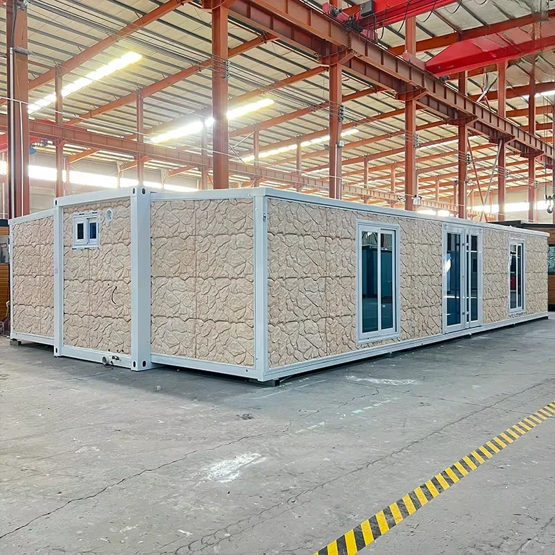 China 20FT/40FT Modern Luxury Expandable Folding Prefab Steel Villa Portable Mobile Tiny granny flat house Container Home House