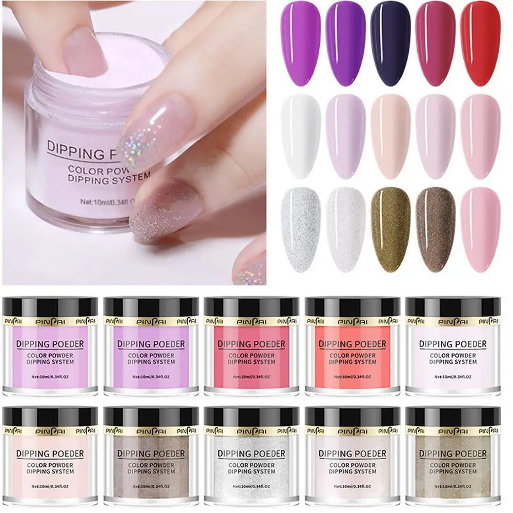 10ml Acrylic Nail Powder Professional Nail Powder Dip Powder Nail All Seasons Nail Carving  Easy-to-Blend