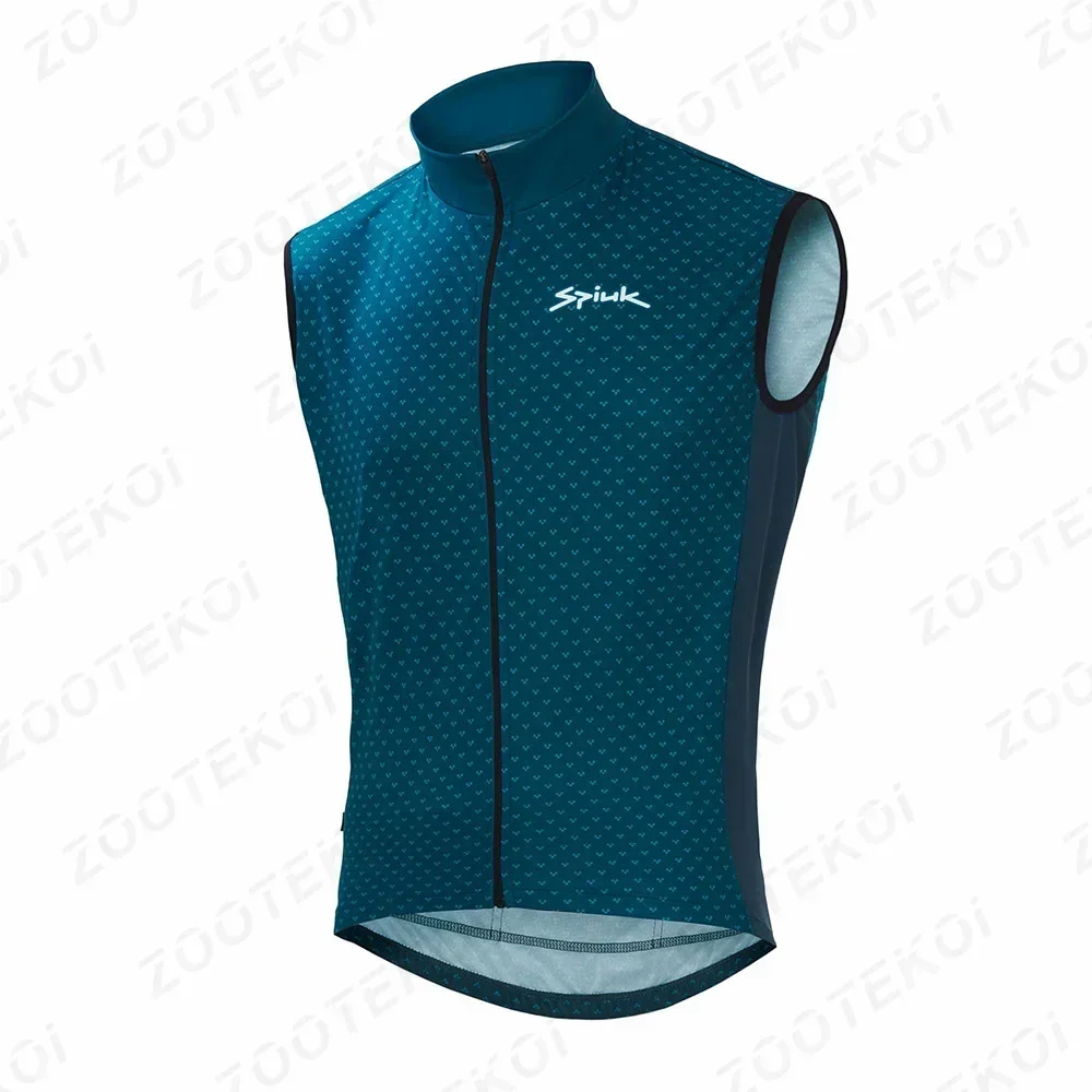 Spiukful summer vest top  lightweight windproof cycling gilet men cycling windbreak vest MTB Sleeveless Multifunction wind vest