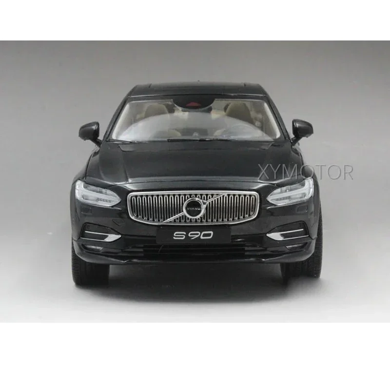 1:18 for Volvo S90 T5 Sports Diecast Model CAR Black/White kids Gift Collection Ornament Display Metal,Plastic,Rubber