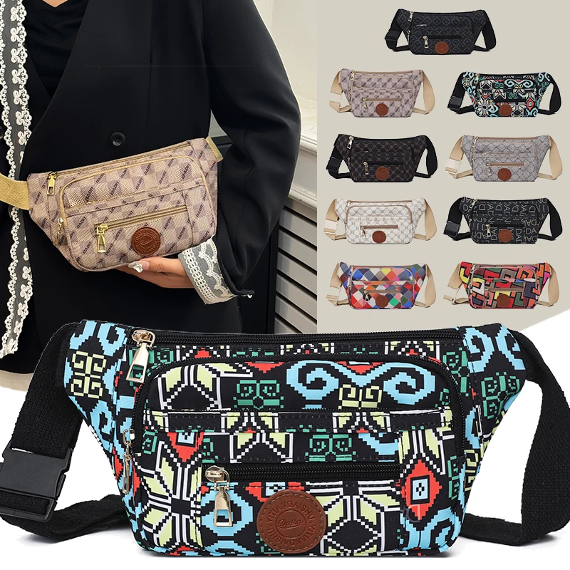 حقيبة خصر عصرية، سحاب للإغلاق، مناسبة للأنشطة الخارجية، حقيبة رياضية كروس، حقيبة كتف كاجوال، متعددة الطبقات ج