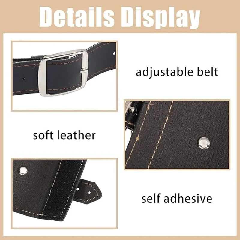 حزام السيف للرجال للحفلات التنكرية، حزام السيف الشرير، ملحقات حزام الكتف من جلد البولي يوريثان