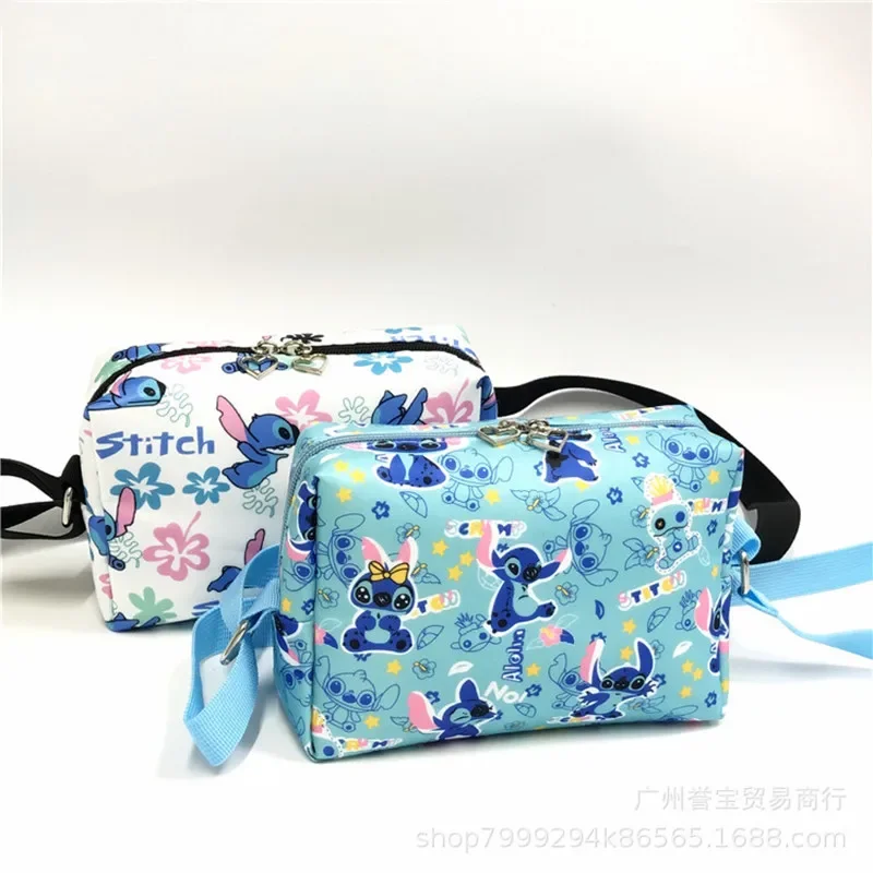 Disney Mickey Mouse New Stitch Mommy Bag Cartoon Canvas diaper Bag Girl Boy with Coin Purse