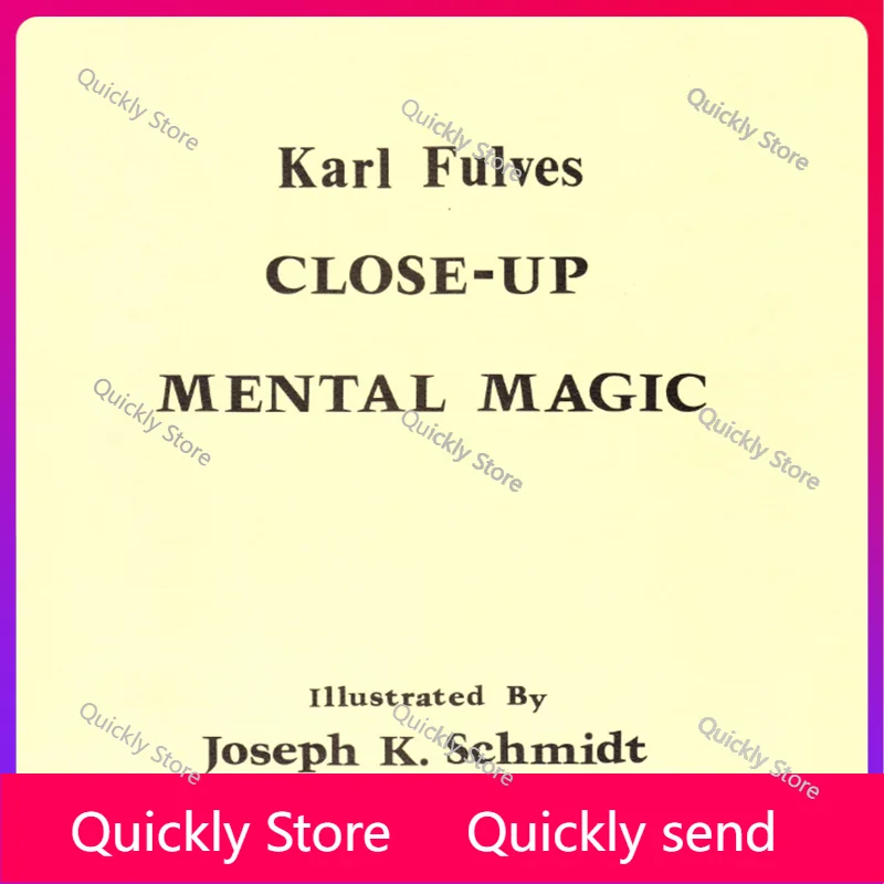 

2025 Close-Up Mental Magic by Karl Fulves - Magic tricks (Instant Download)