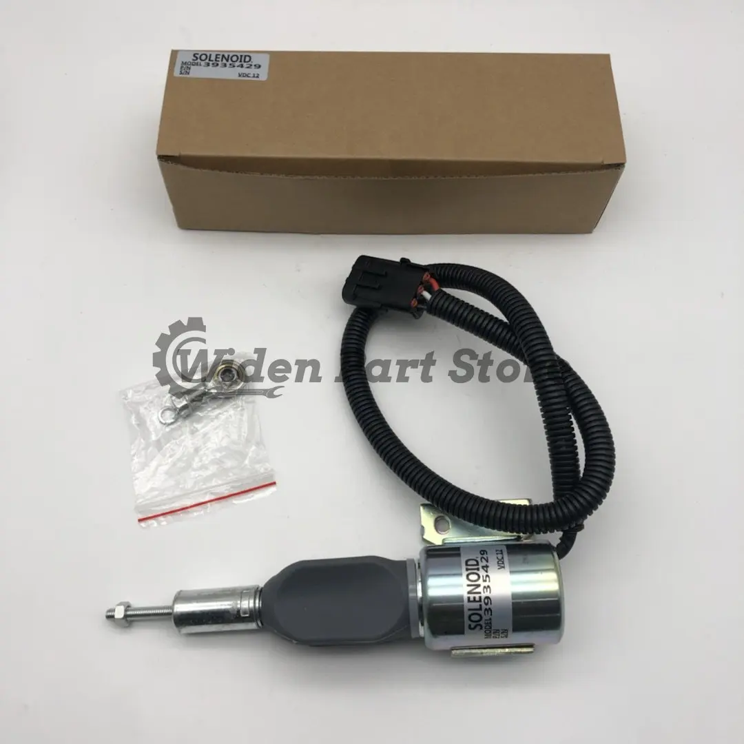 3935429 3935431 SA-4755-12 3930658 SA475612 12V Fuel Shutdown Shutoff Solenoid Valve For Cummins 6BT 5.9L