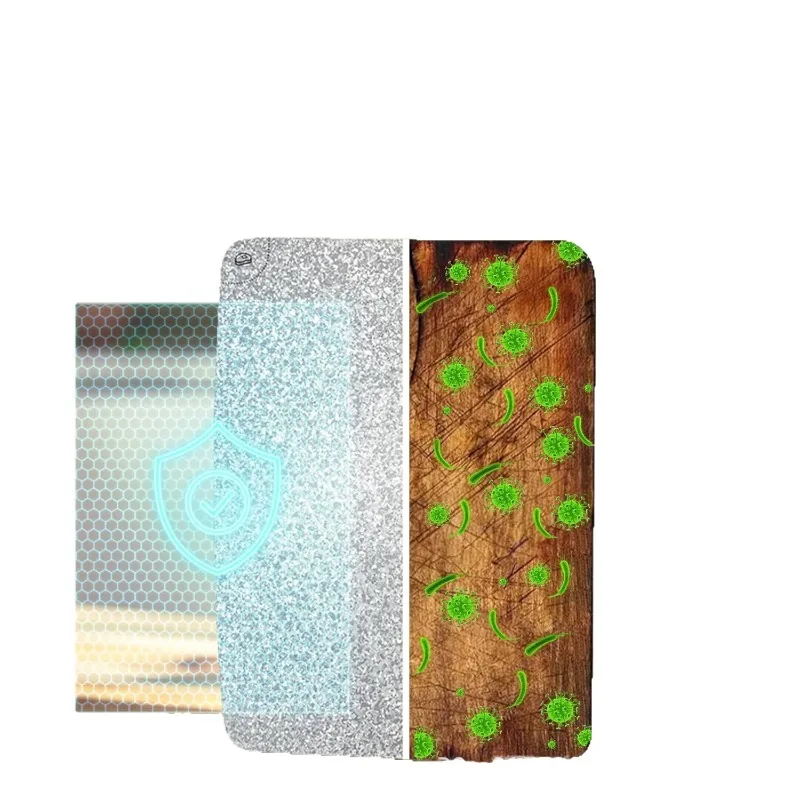 High-end Ice Crystal Titanium Cutting Board Pure Titanium One-piece Molded Corrosion-resistant Rust-free Odorless