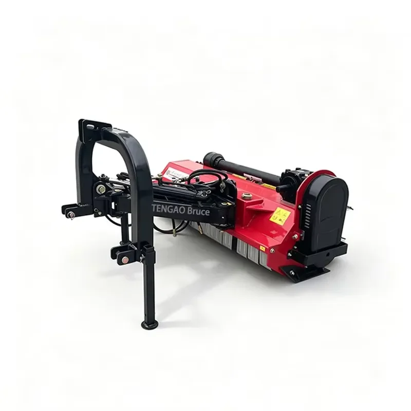 Turn up 90 Degrees Side Mounted Flail Mower Hydraulic Side Shift up to 80cm PTO Driven Flail Mulcher
