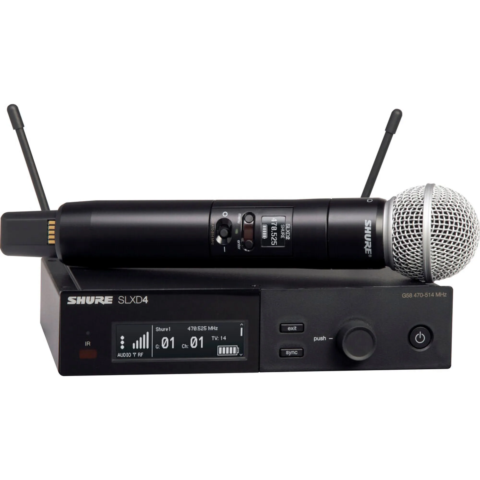 New SLXD4 SLXD24 BETA58A BETA87A KSM8 KSM9 KSM11 Wireless UHF Microphone  Infrared frequency match Karaoke church performen