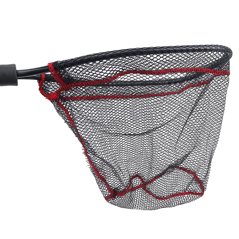 Imagem -05 - Rede de Pesca Retrátil para Pesca com Mosca Liga de Alumínio Telescópica Dobrável Landing Net Pole Dobrável Landing Net 80cm