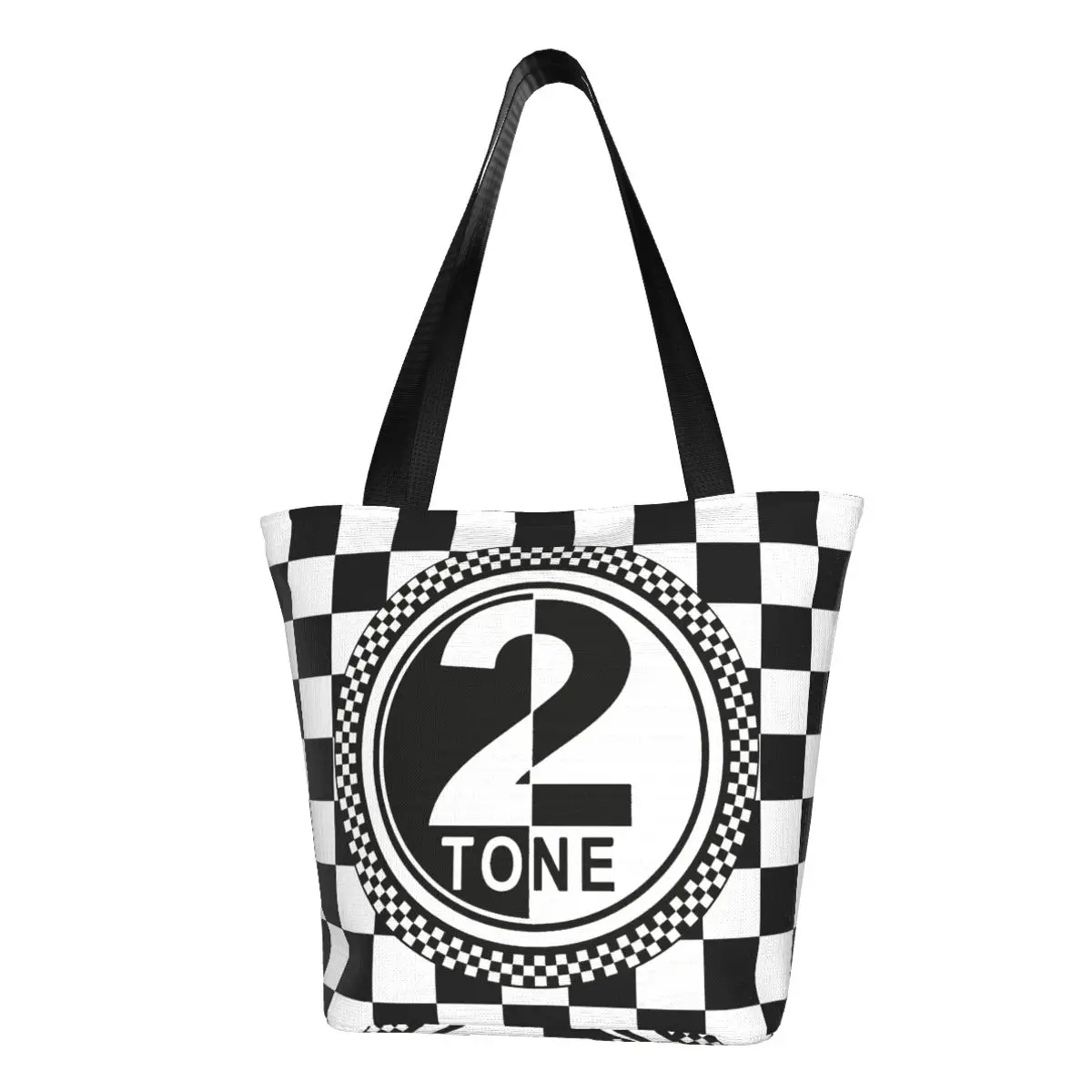 Women Tote Bag British Ska Legends Of 2 Tone Music Band Merch Shopping Bag Aesthetic Casual Two-tone Two Tone Ska-rock Handbags