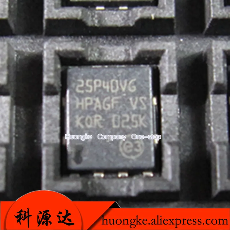 5PCS/LOT M25P40-VMP6TG 25P40VG QFN8  In Stock