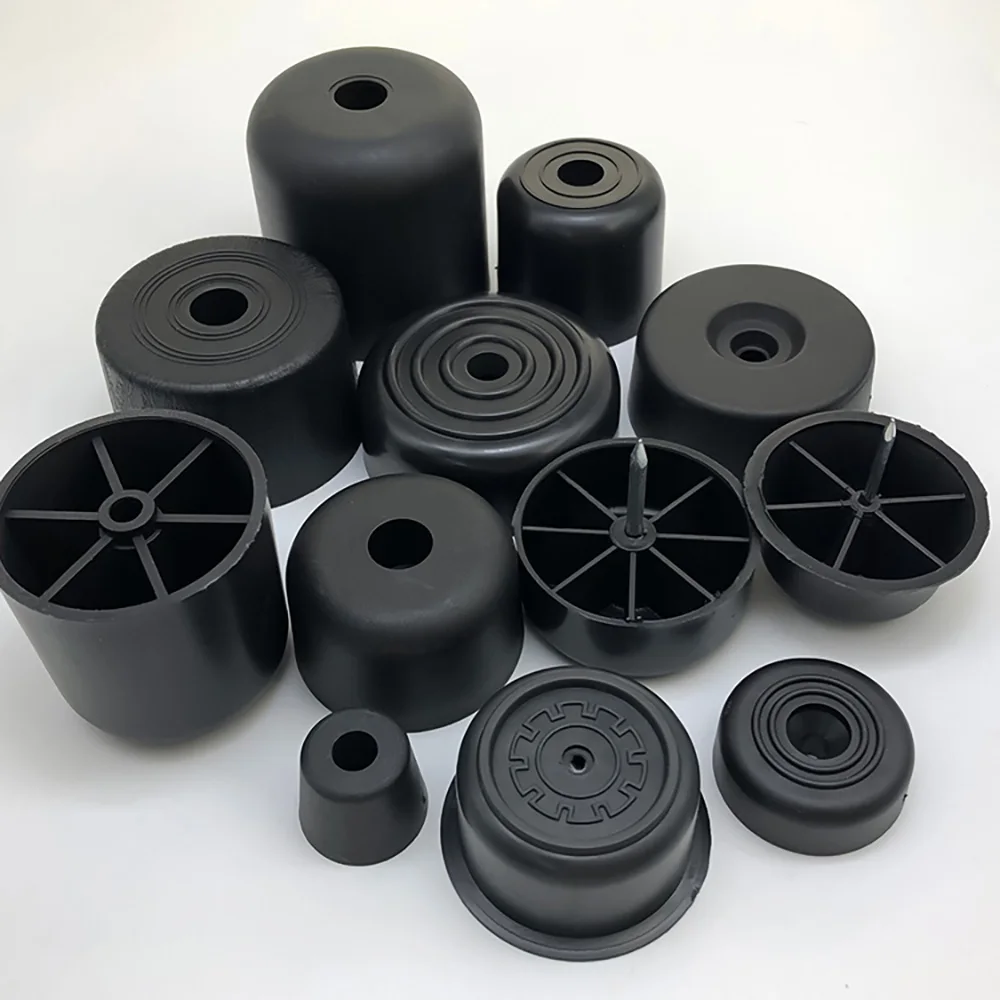 Diameter 24-60mm Furniture Sliders Glide Nail Round Plastic Chair Table Sofa Movers Floor Protectors Adjustable Levelers