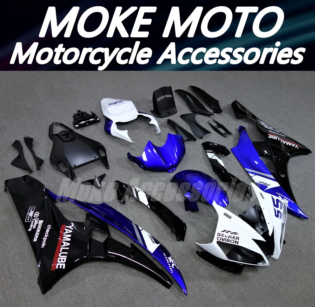 Motorcycle Fairings Kit Fit For Yzf R6 2006-2007 Bodywork Set 06-07 High Quality Abs Injection New White Blue Black