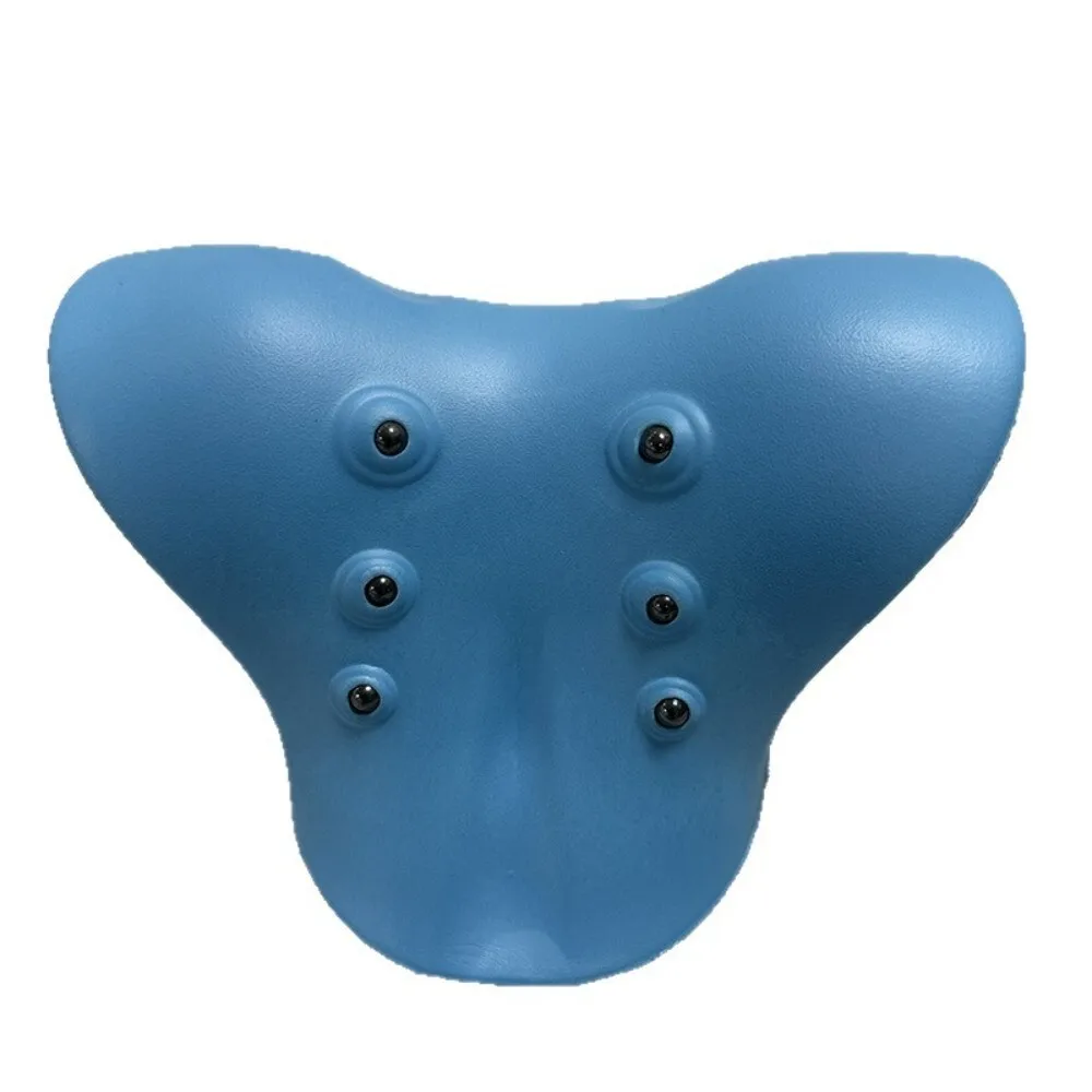 وسادة دعم الرقبة والكتف للتدليك المغناطيسي لمحاذاة العمود الفقري والعلاج بالضغط الإبري وجهاز تخفيف راحة الجر عنق الرحم