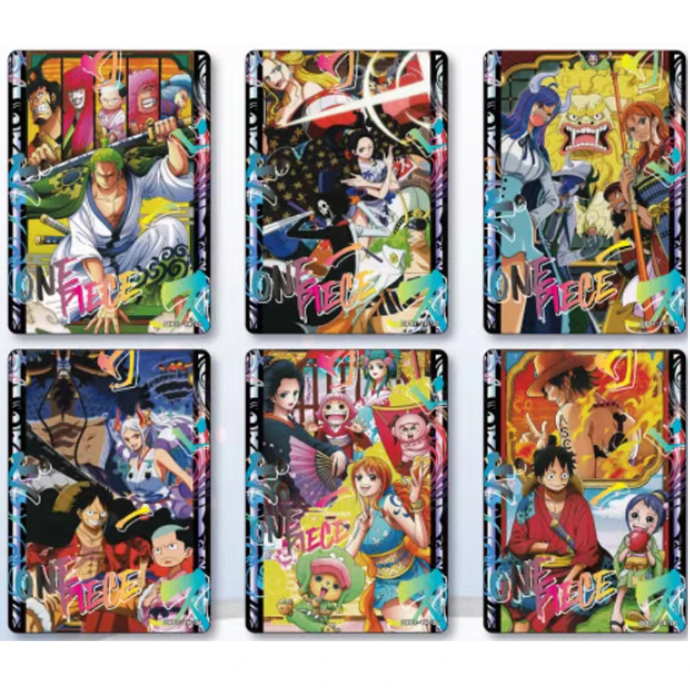 Original TOEI One Piece Card for Children Kaido Anime Cartoon Luffy Zoro Sanji Nami Collectible Cards Kid Game Toy Birthday Gift