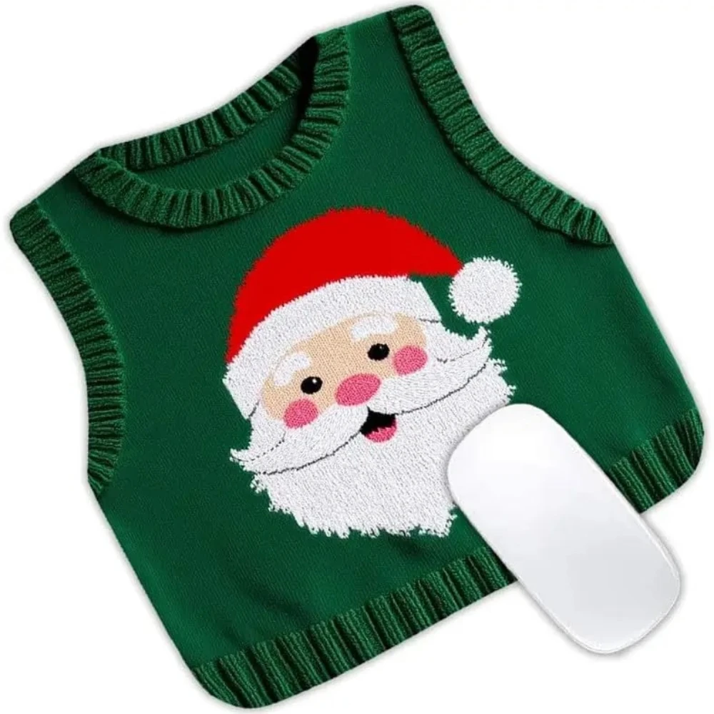 Cute Santa Claus Sweater Mouse pad Wireless Mouse Desktop Accessorys Non-Slip Rubber Base Travel Mousepad For office desk mat