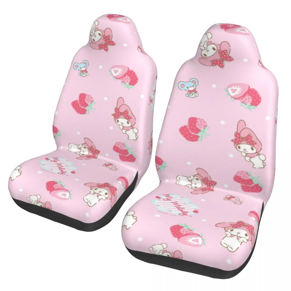 Kawaii My Melody Universal Car Seat Cover Waterproof Suitable For All Kinds Models Melody Car Seat Covers Fabric Seat Protector