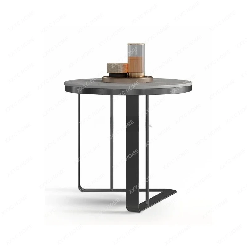 L luxury rock slab edge few stainless steel high-end round small corner few