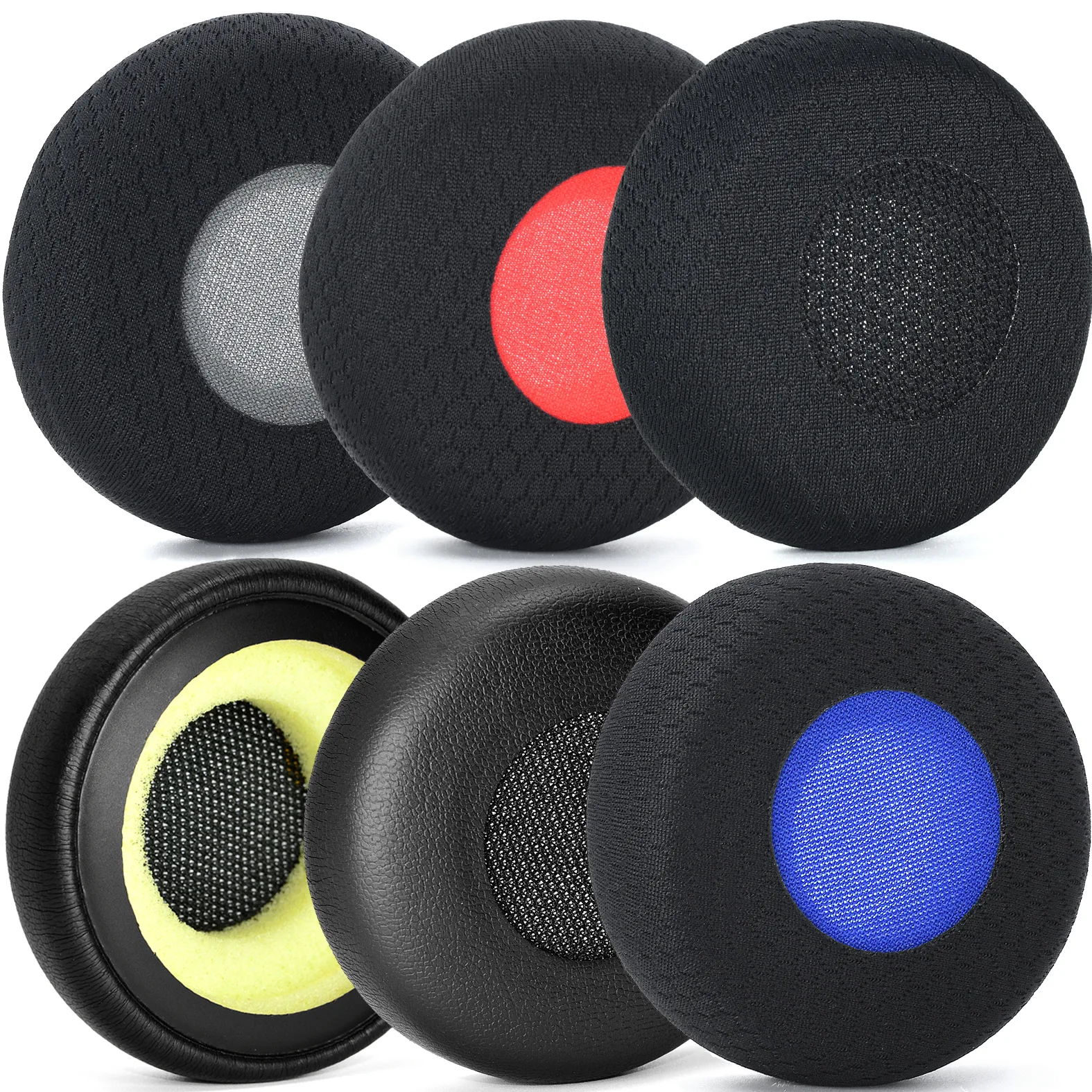 Oreillettes de remplacement en tissu, coussin pour écouteurs Jabra Evolve 20 20Se 30 30Ii 40 65 65 +