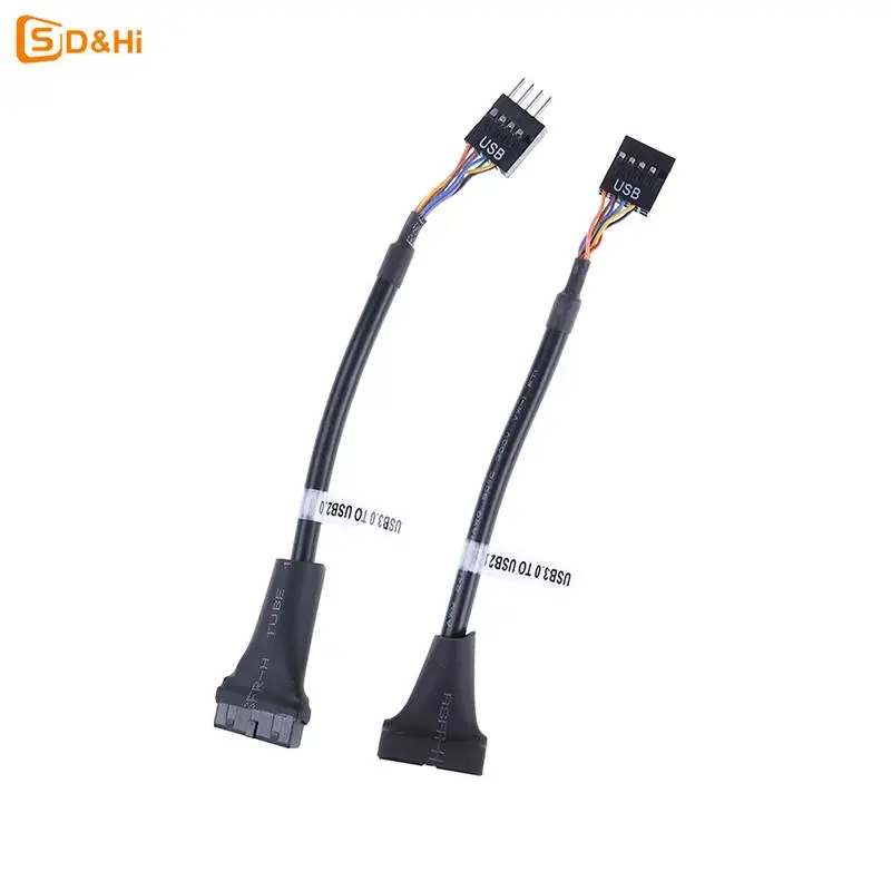 USB 3.0 20 pin motherboard header to usb 2.0 9 pin adapter converter cable